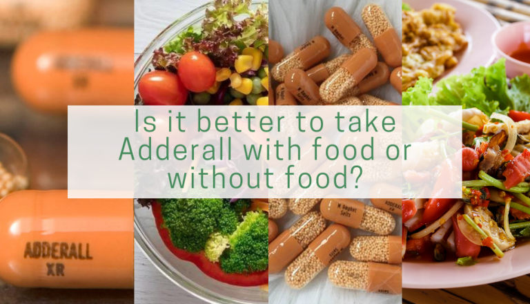 Is it better to take Adderall with food or without food? 3 Is it better to take Adderall with food or without food