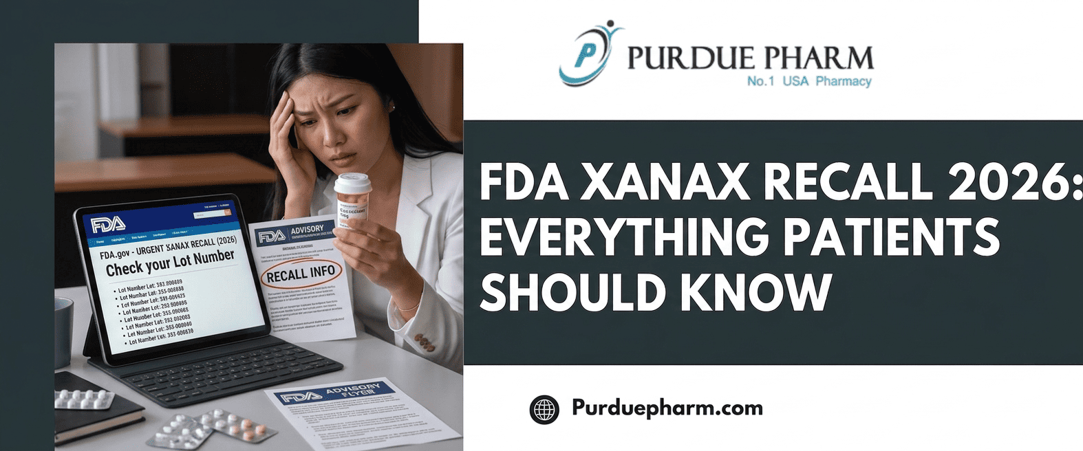 FDA Xanax Recall 2026 Everything Patients Should Know
